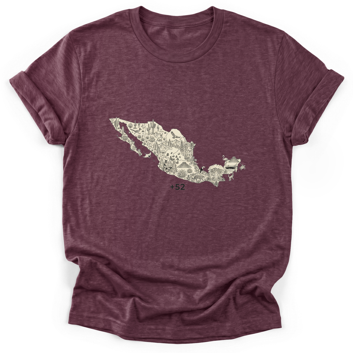 Cultura Estampada — Heather Maroon