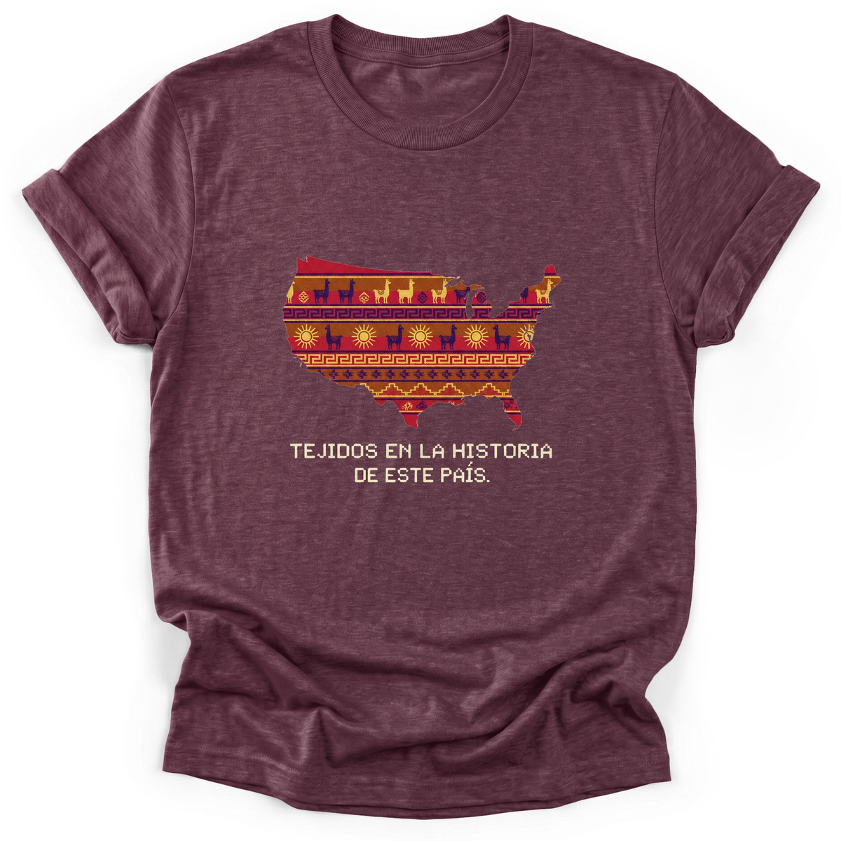 Cultura Estampada — Heather Maroon
