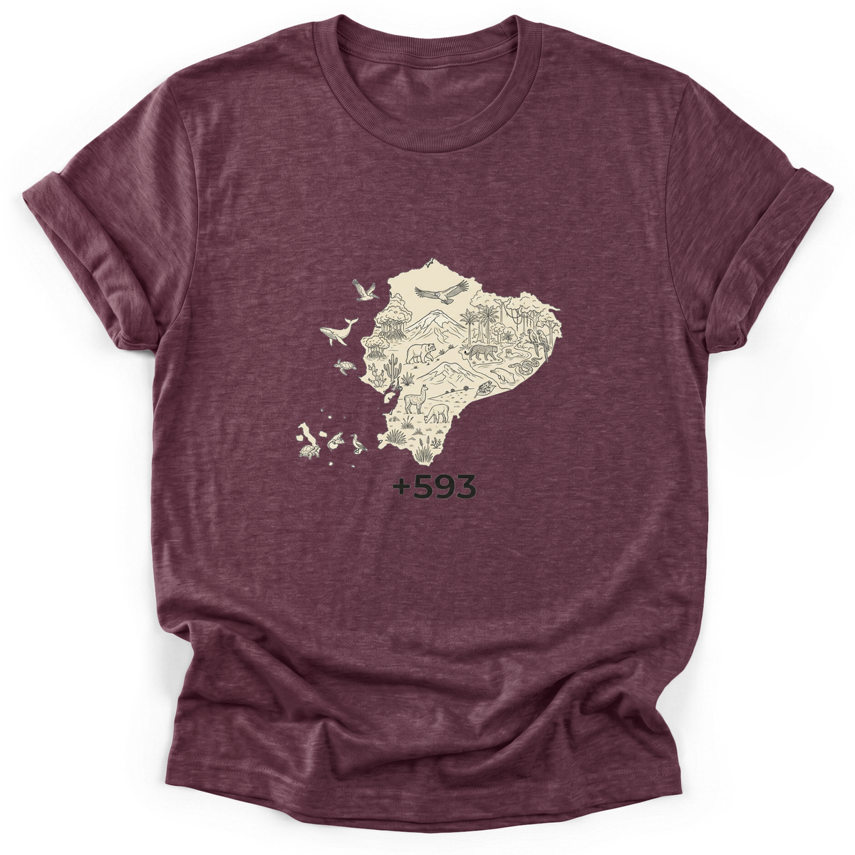 Cultura Estampada — Heather Maroon