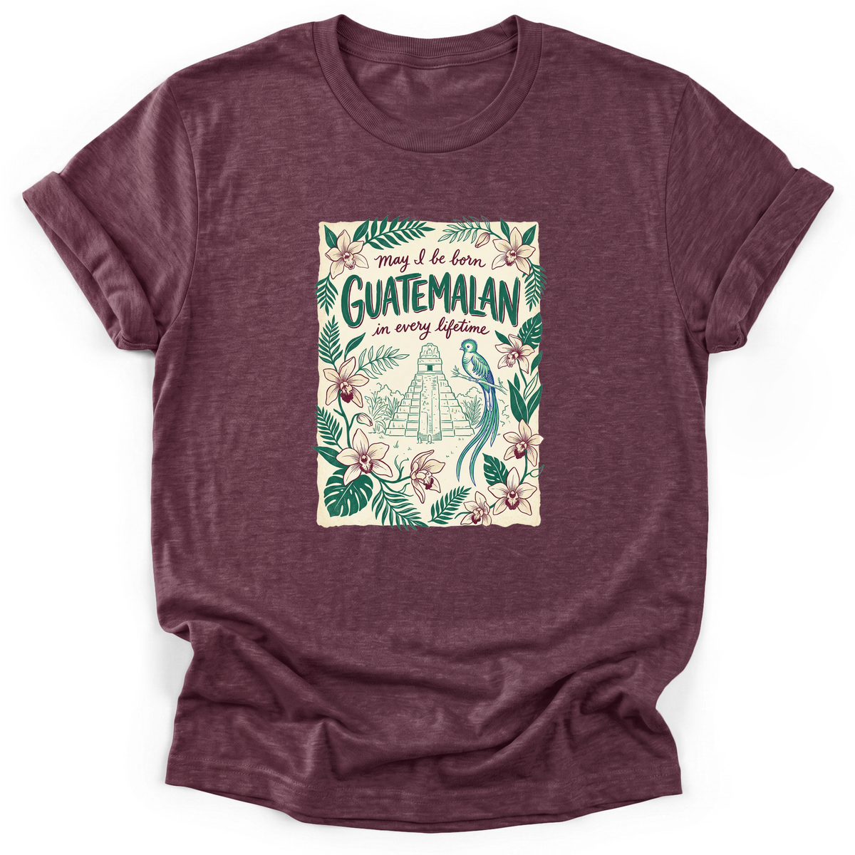 Cultura Estampada — Heather Maroon