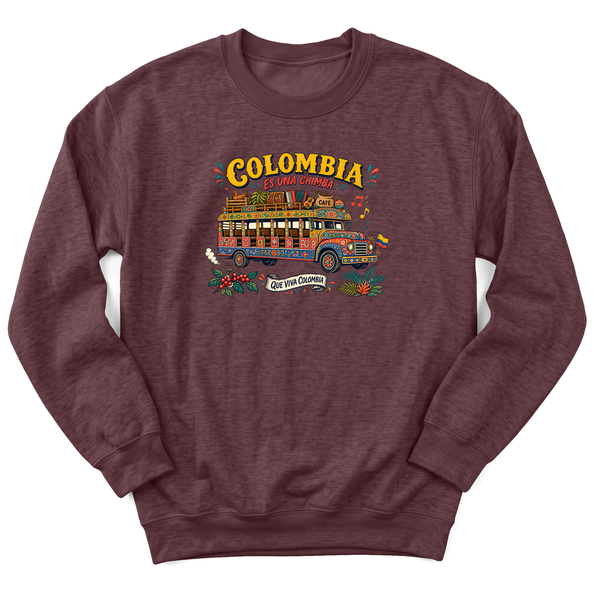 Cultura Estampada — Heather Sport Dark Maroon