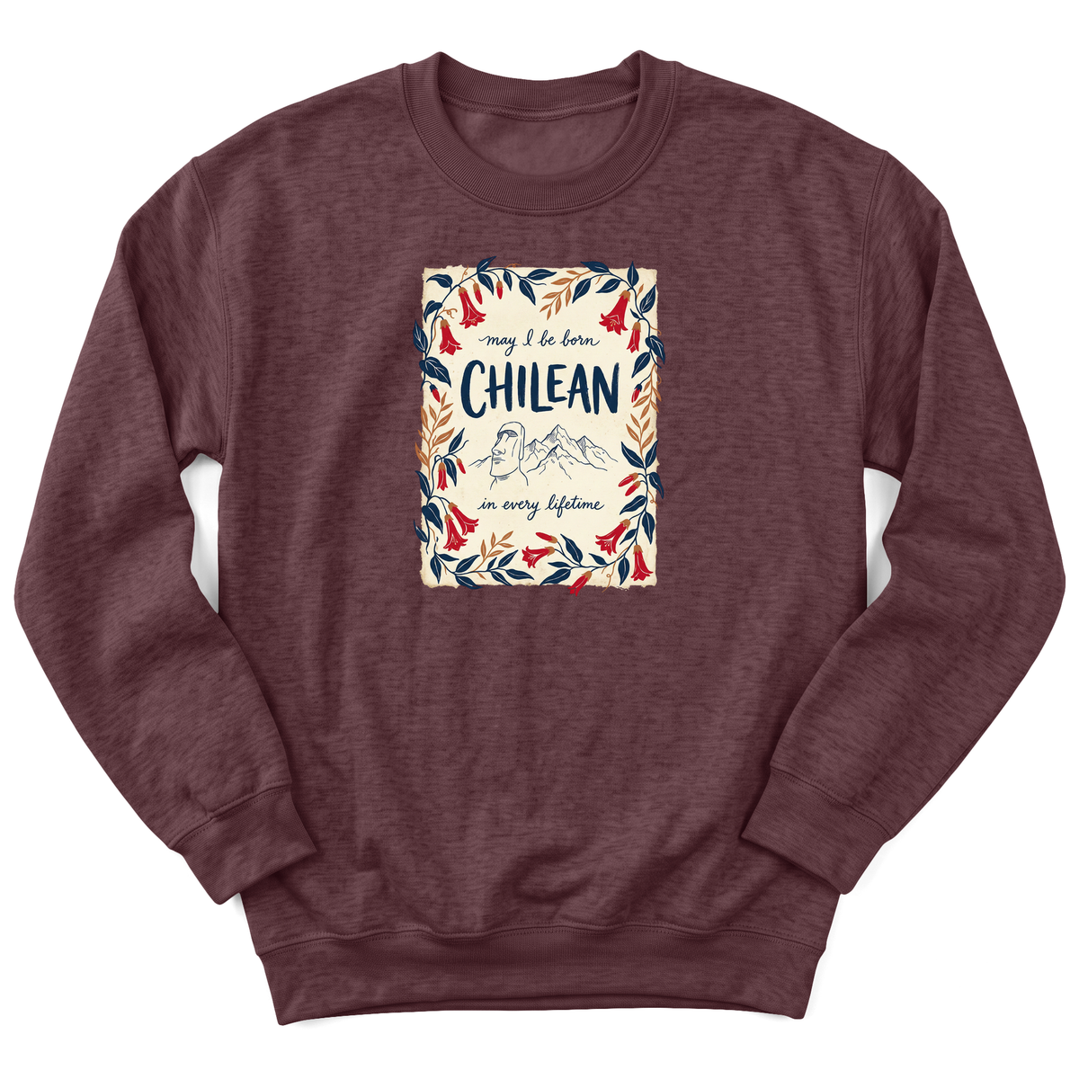 Cultura Estampada — Heather Sport Dark Maroon