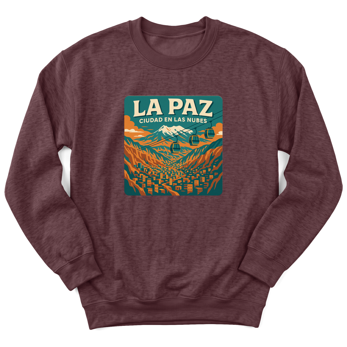 Cultura Estampada — Heather Sport Dark Maroon