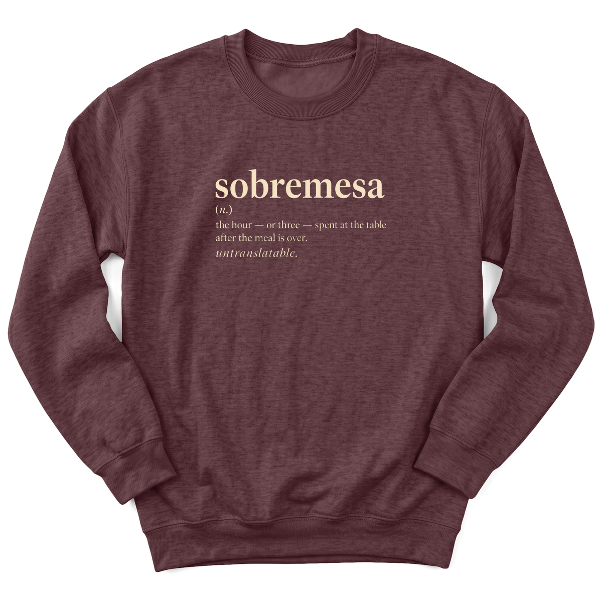 Cultura Estampada — Heather Sport Dark Maroon