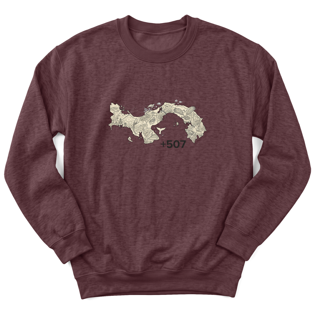 Cultura Estampada — Heather Sport Dark Maroon