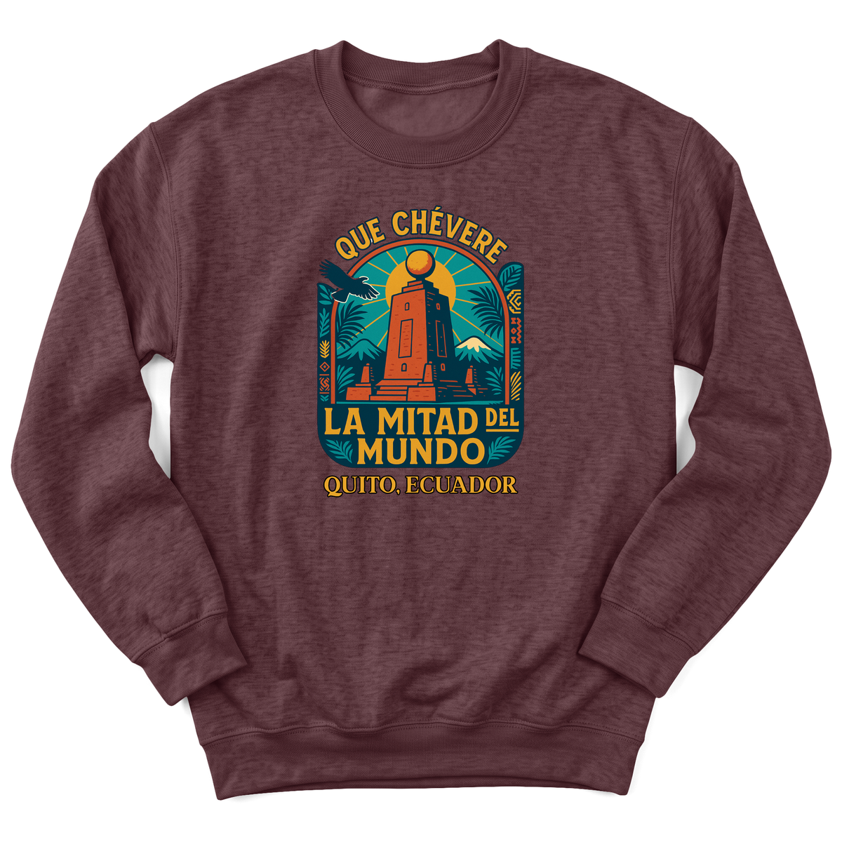 Cultura Estampada — Heather Sport Dark Maroon