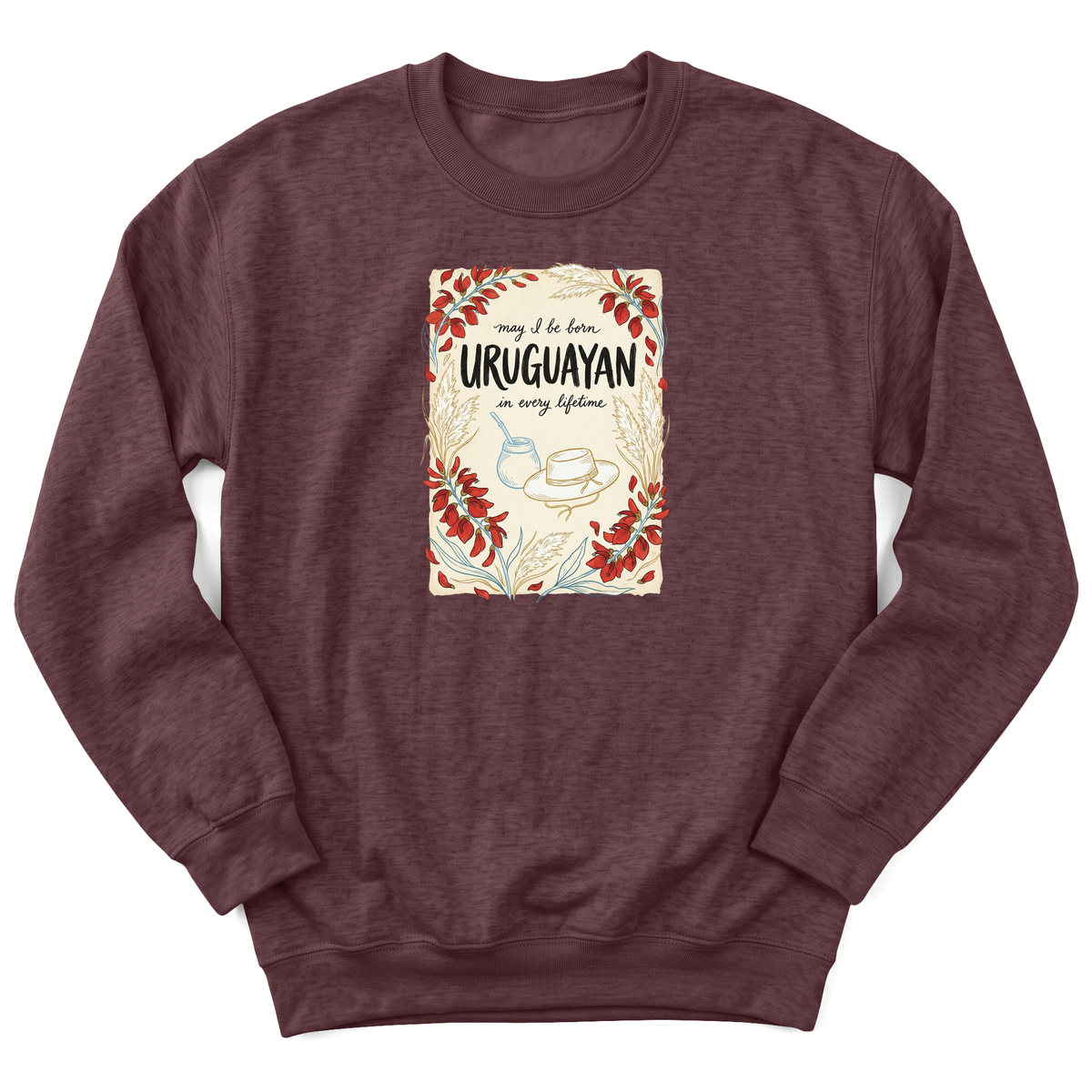 Cultura Estampada — Heather Sport Dark Maroon