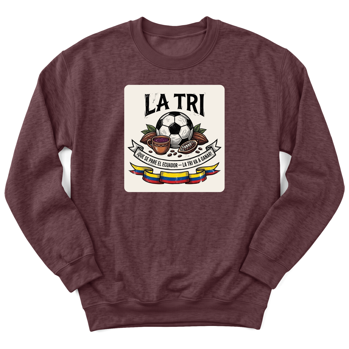 Cultura Estampada — Heather Sport Dark Maroon