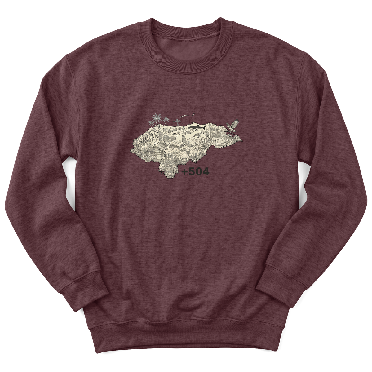 Cultura Estampada — Heather Sport Dark Maroon