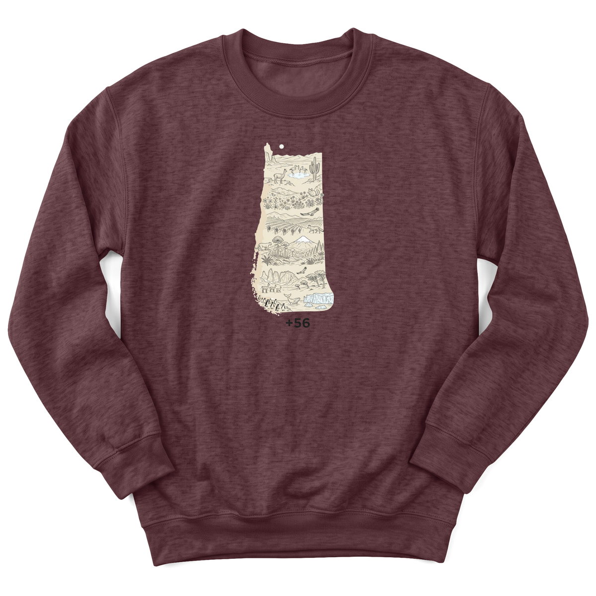 Cultura Estampada — Heather Sport Dark Maroon