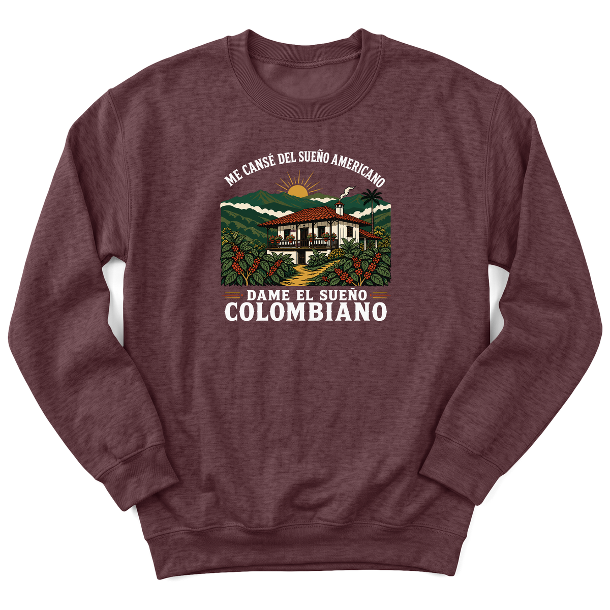 Cultura Estampada — Heather Sport Dark Maroon