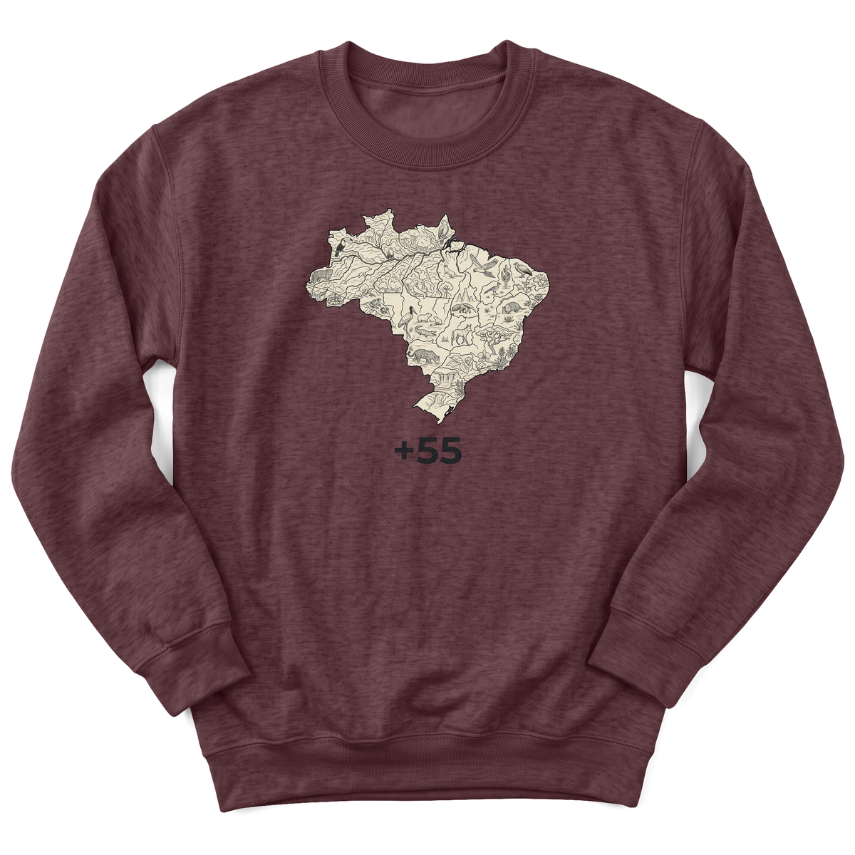 Cultura Estampada — Heather Sport Dark Maroon