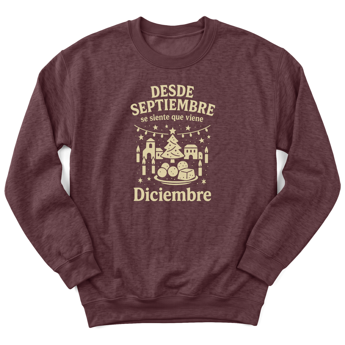 Cultura Estampada — Heather Sport Dark Maroon