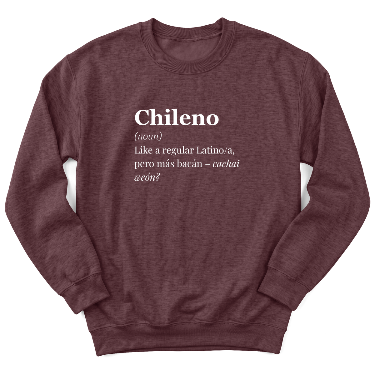 Cultura Estampada — Heather Sport Dark Maroon