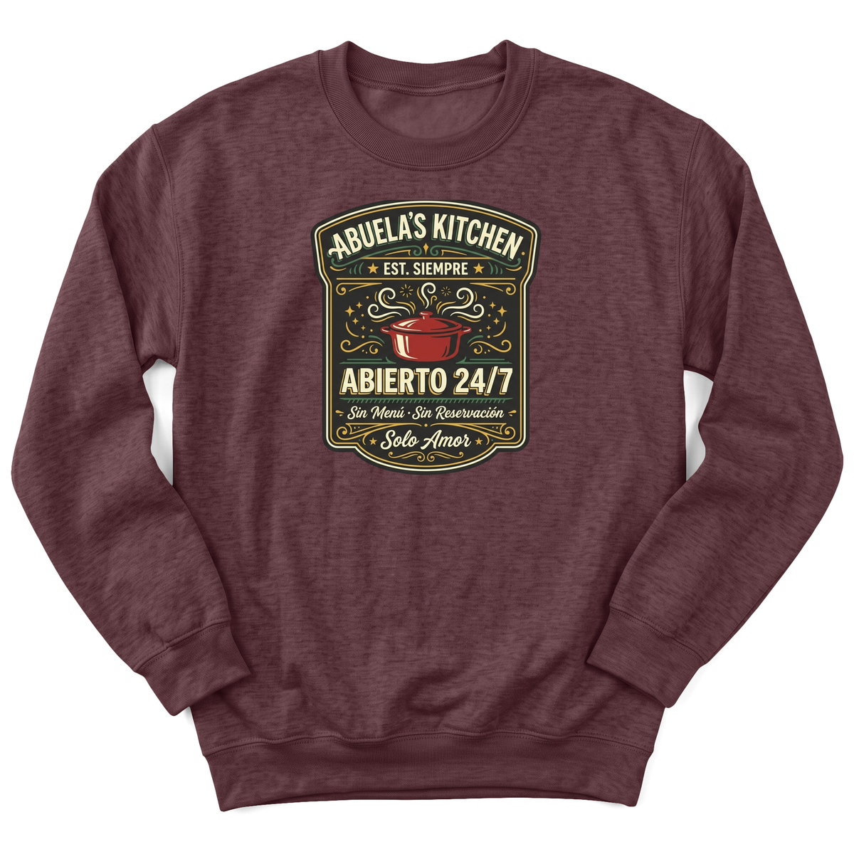 Cultura Estampada — Heather Sport Dark Maroon