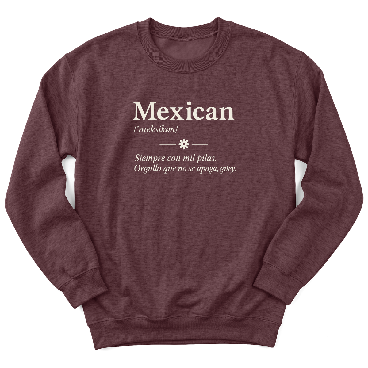 Cultura Estampada — Heather Sport Dark Maroon