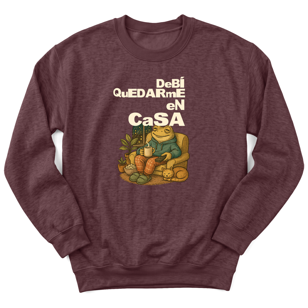 Cultura Estampada — Heather Sport Dark Maroon