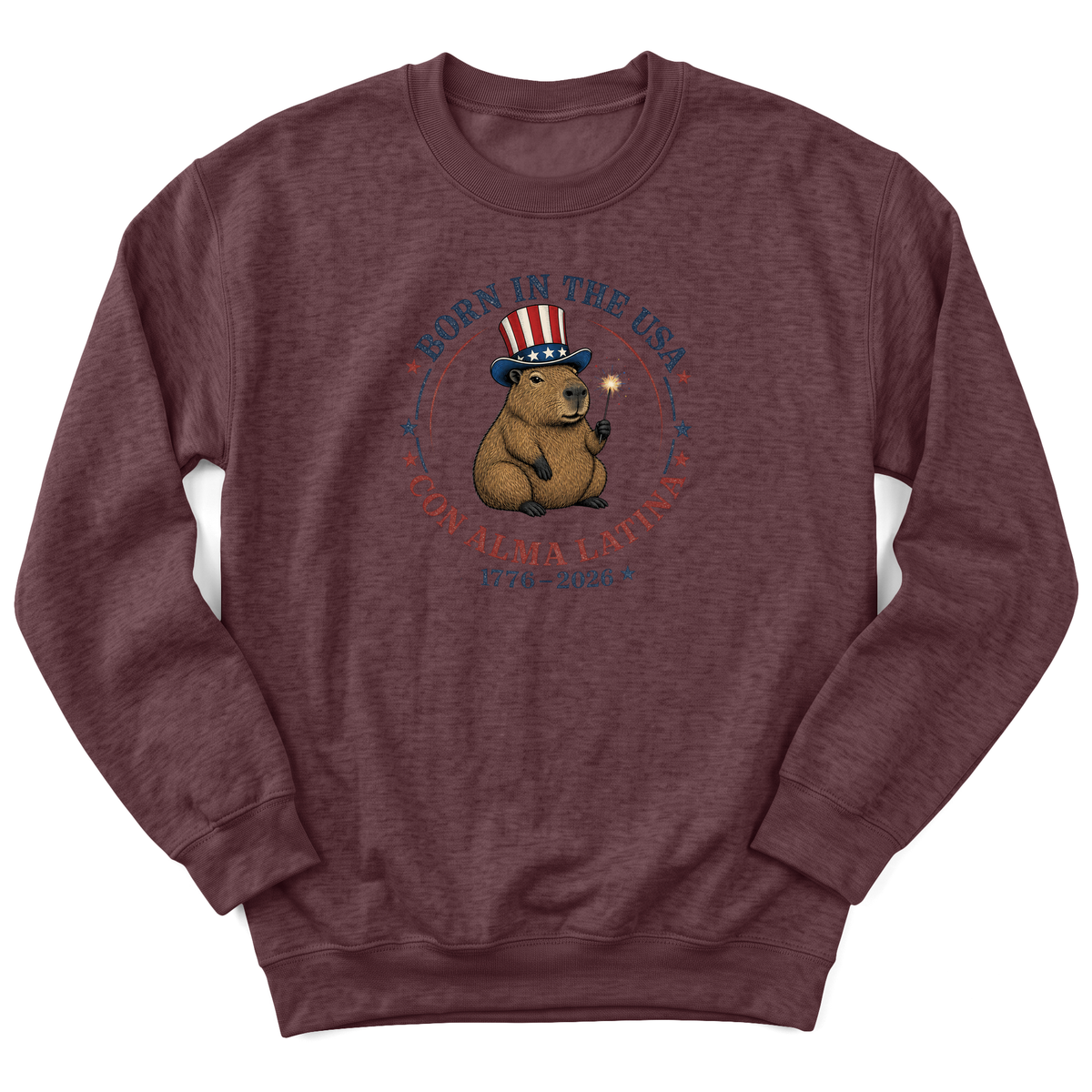 Cultura Estampada — Heather Sport Dark Maroon