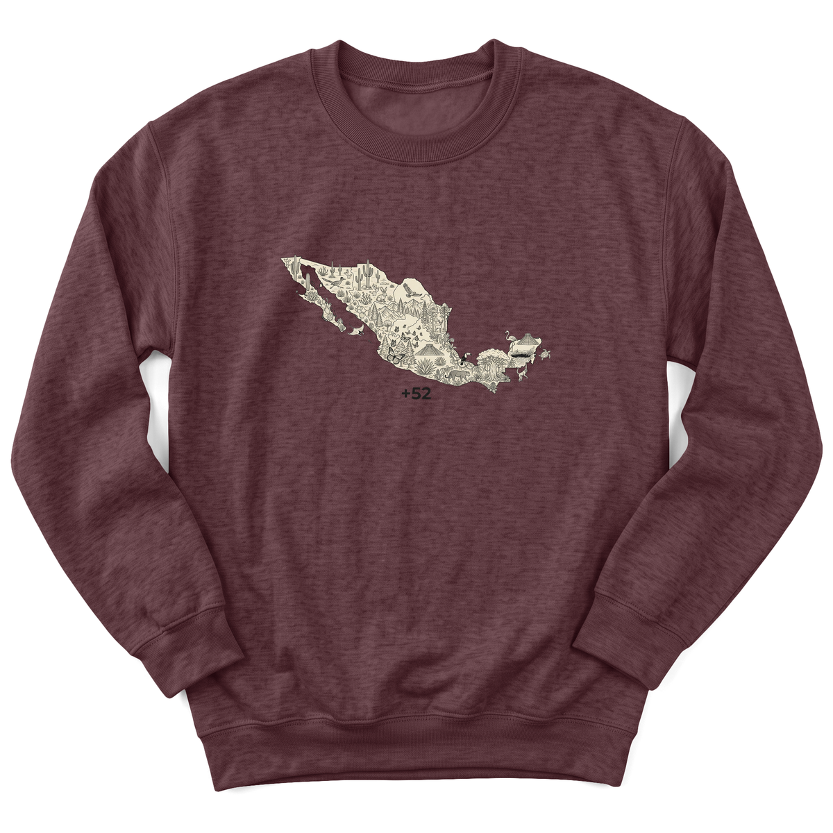 Cultura Estampada — Heather Sport Dark Maroon
