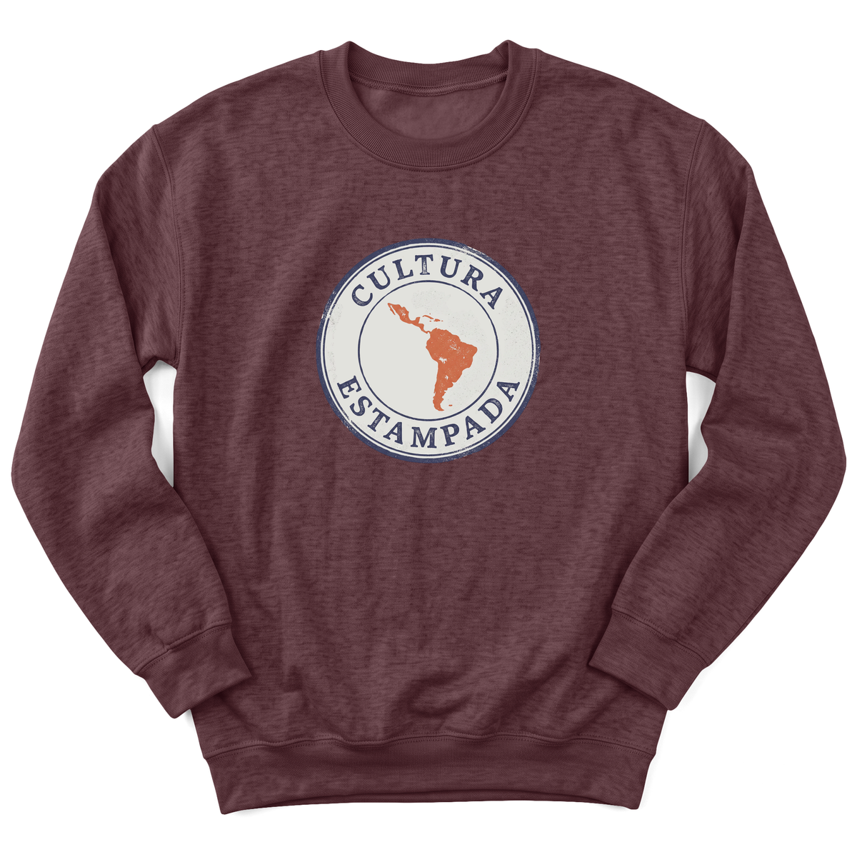Cultura Estampada — Heather Sport Dark Maroon