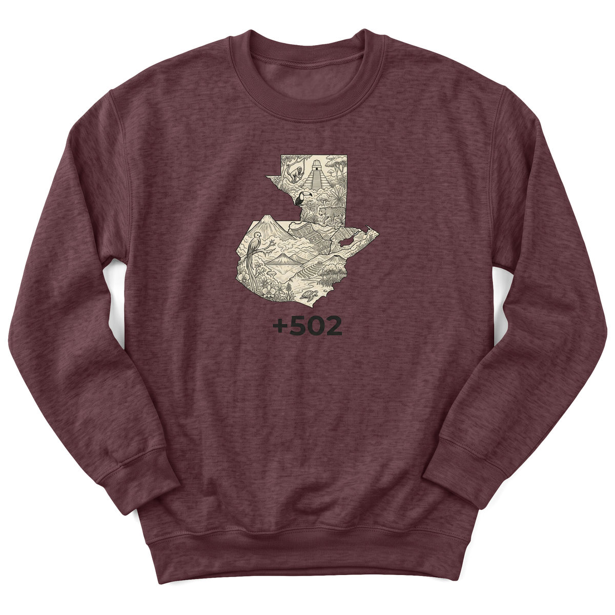 Cultura Estampada — Heather Sport Dark Maroon