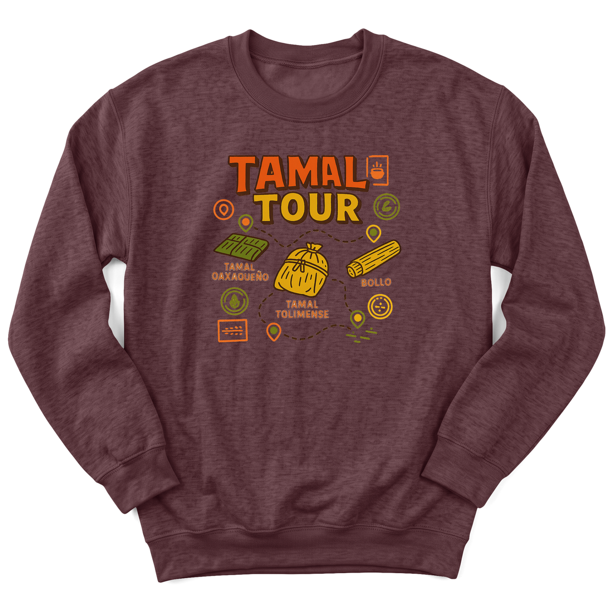 Cultura Estampada — Heather Sport Dark Maroon