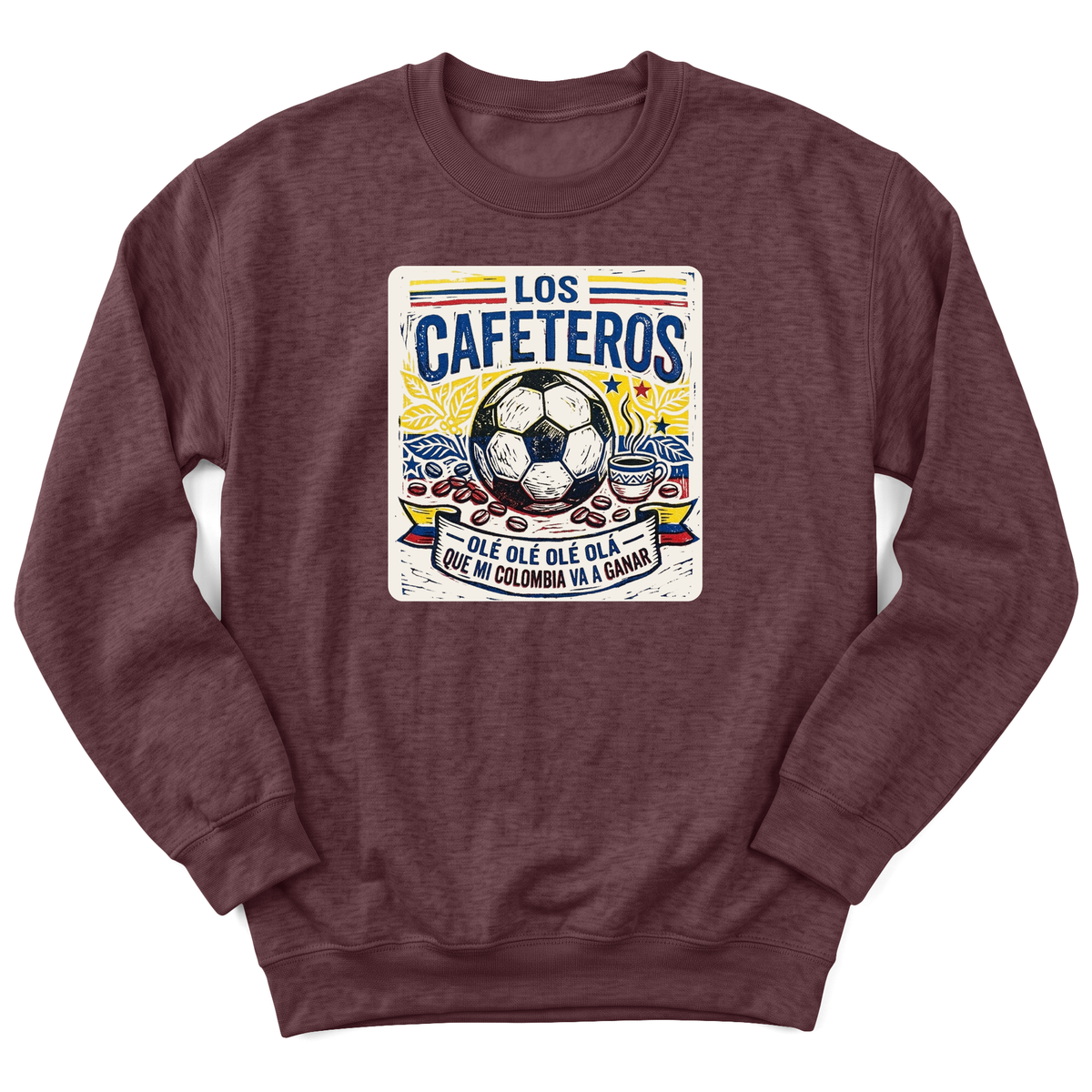 Cultura Estampada — Heather Sport Dark Maroon