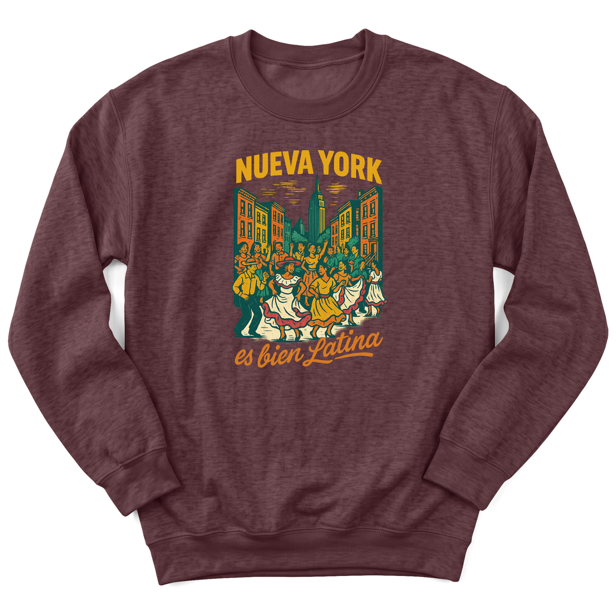 Cultura Estampada — Heather Sport Dark Maroon