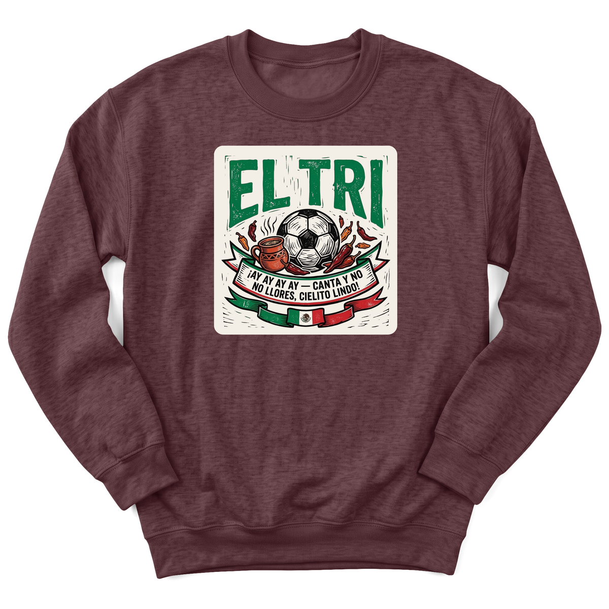 Cultura Estampada — Heather Sport Dark Maroon