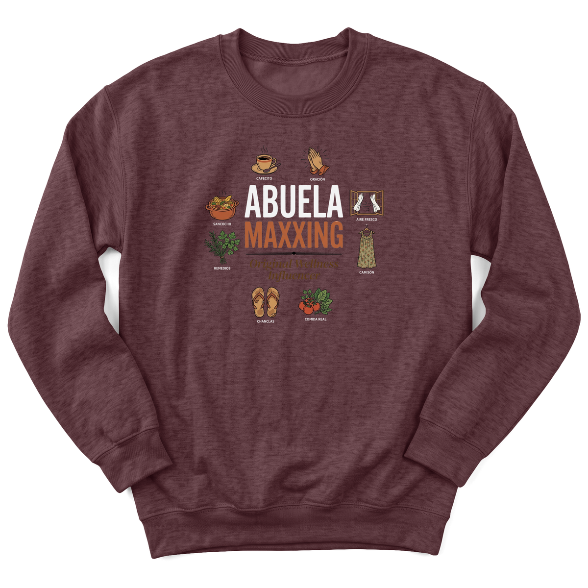 Cultura Estampada — Heather Sport Dark Maroon