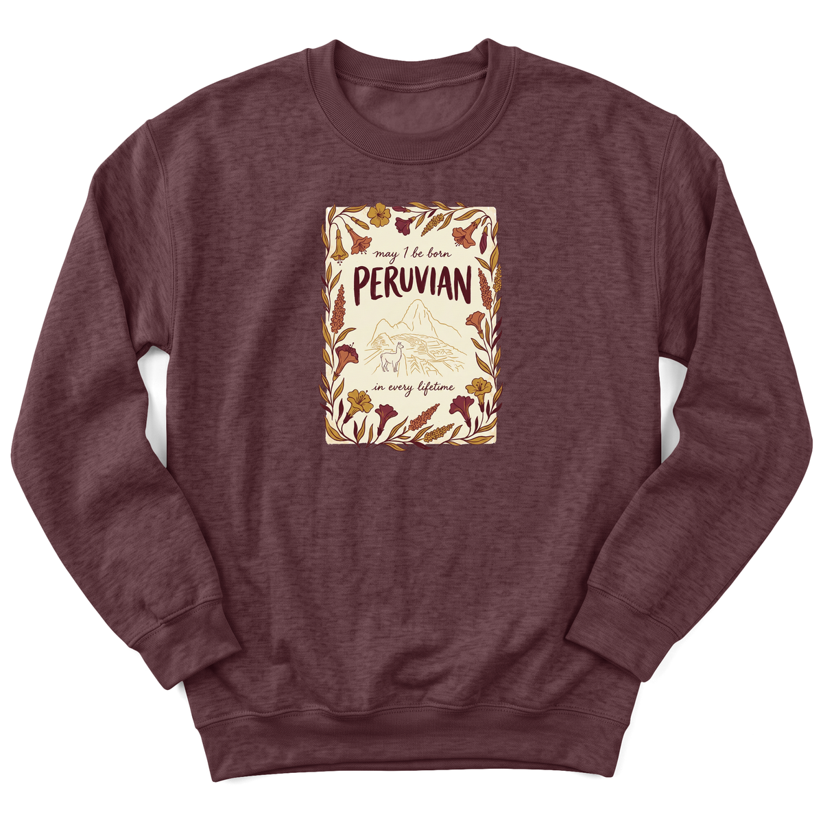 Cultura Estampada — Heather Sport Dark Maroon