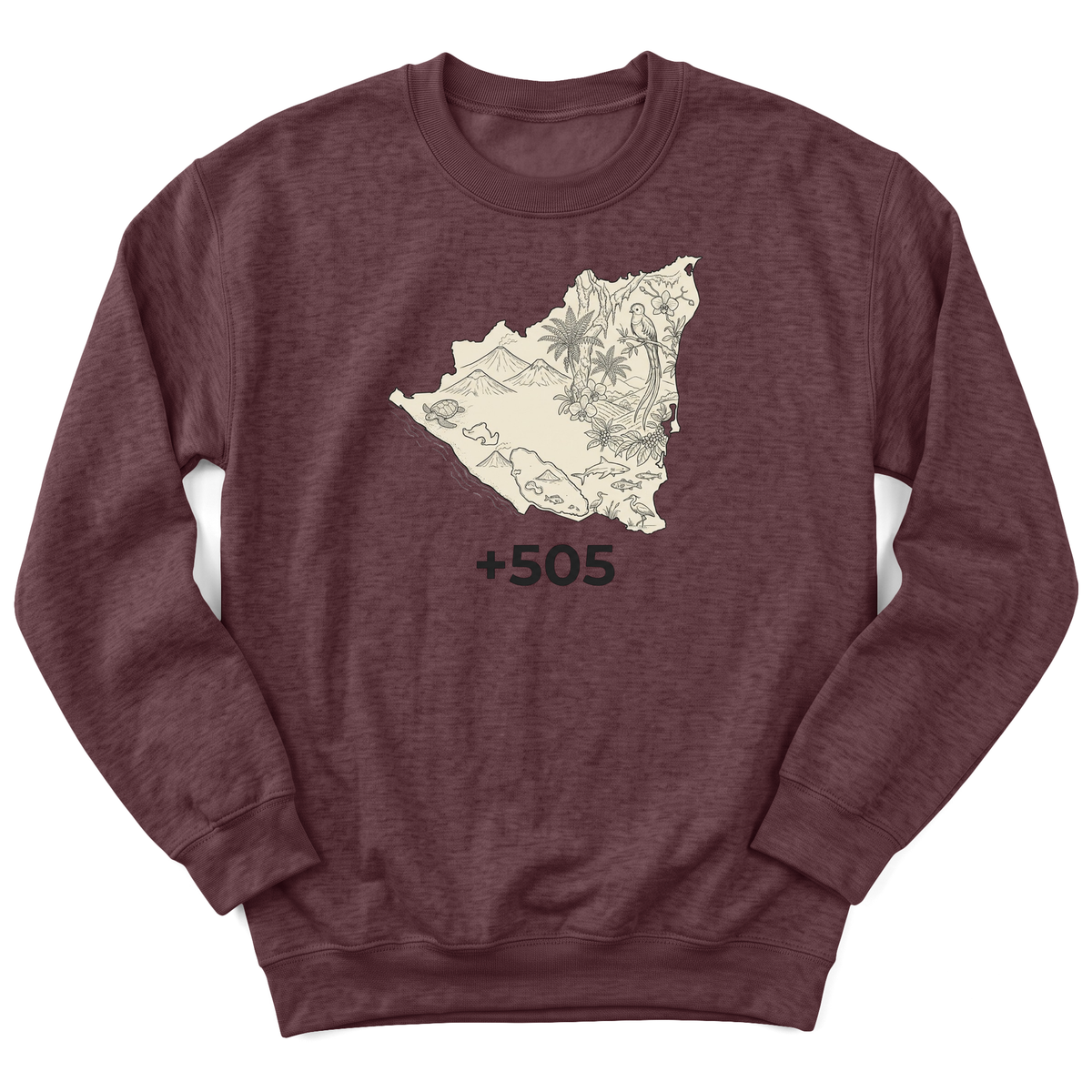 Cultura Estampada — Heather Sport Dark Maroon