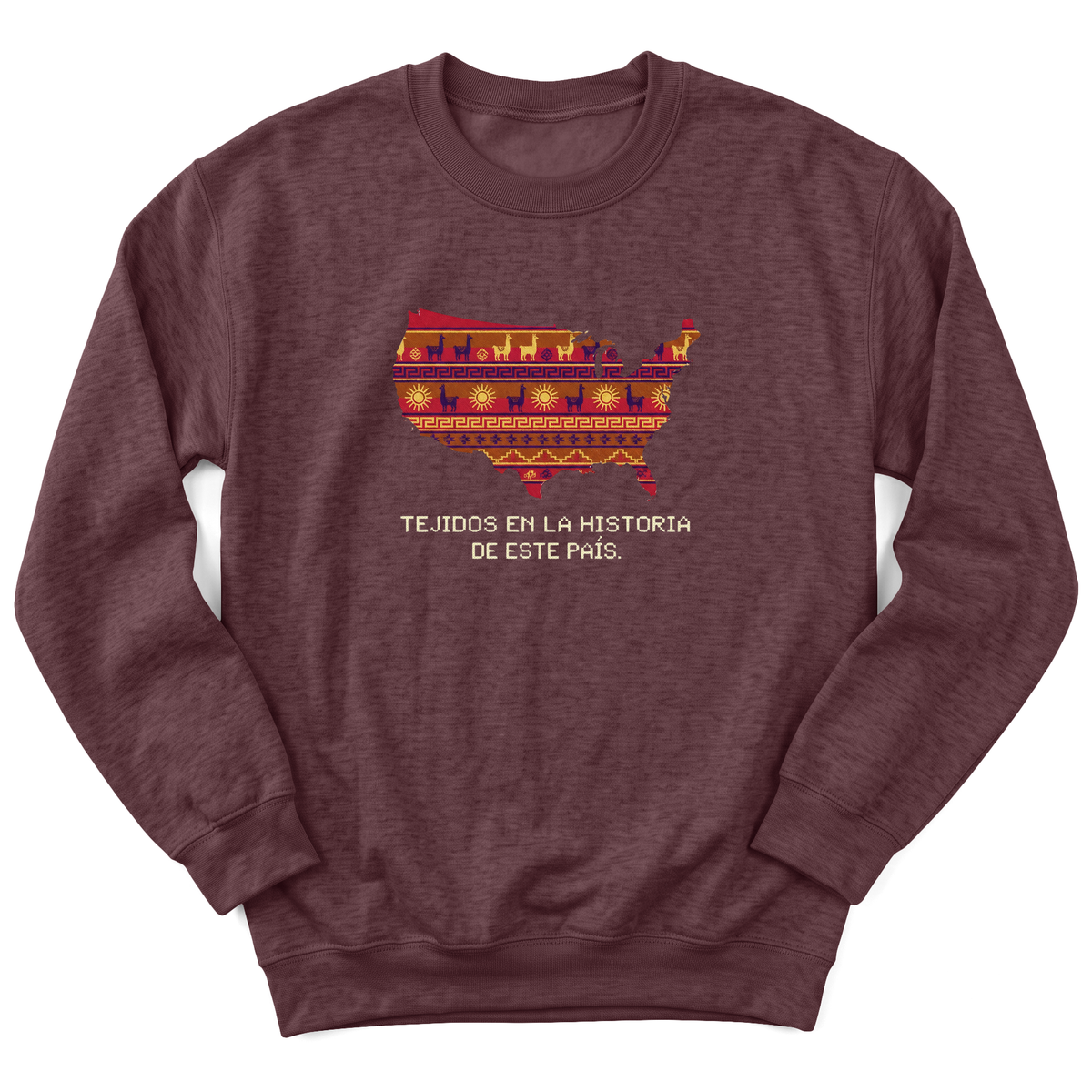 Cultura Estampada — Heather Sport Dark Maroon