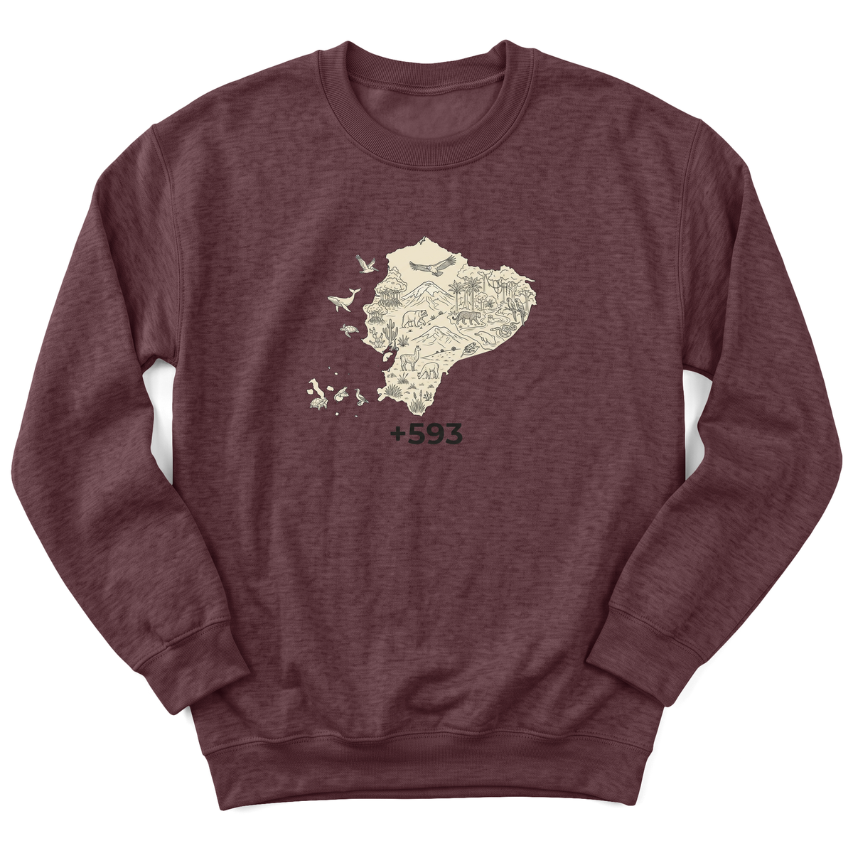 Cultura Estampada — Heather Sport Dark Maroon