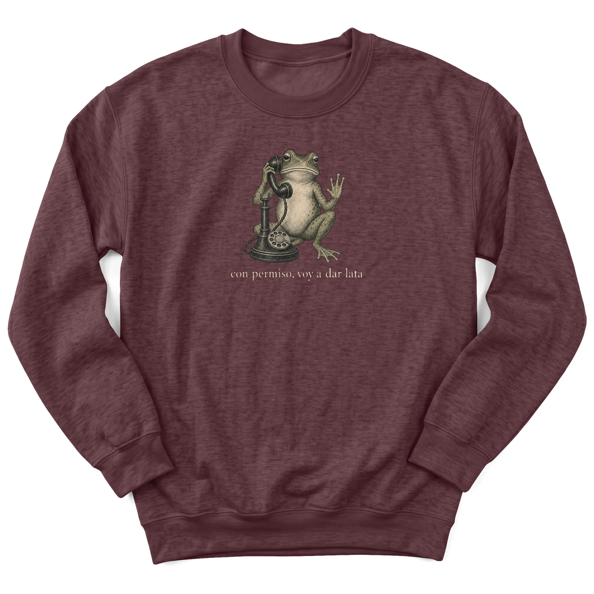 Cultura Estampada — Heather Sport Dark Maroon