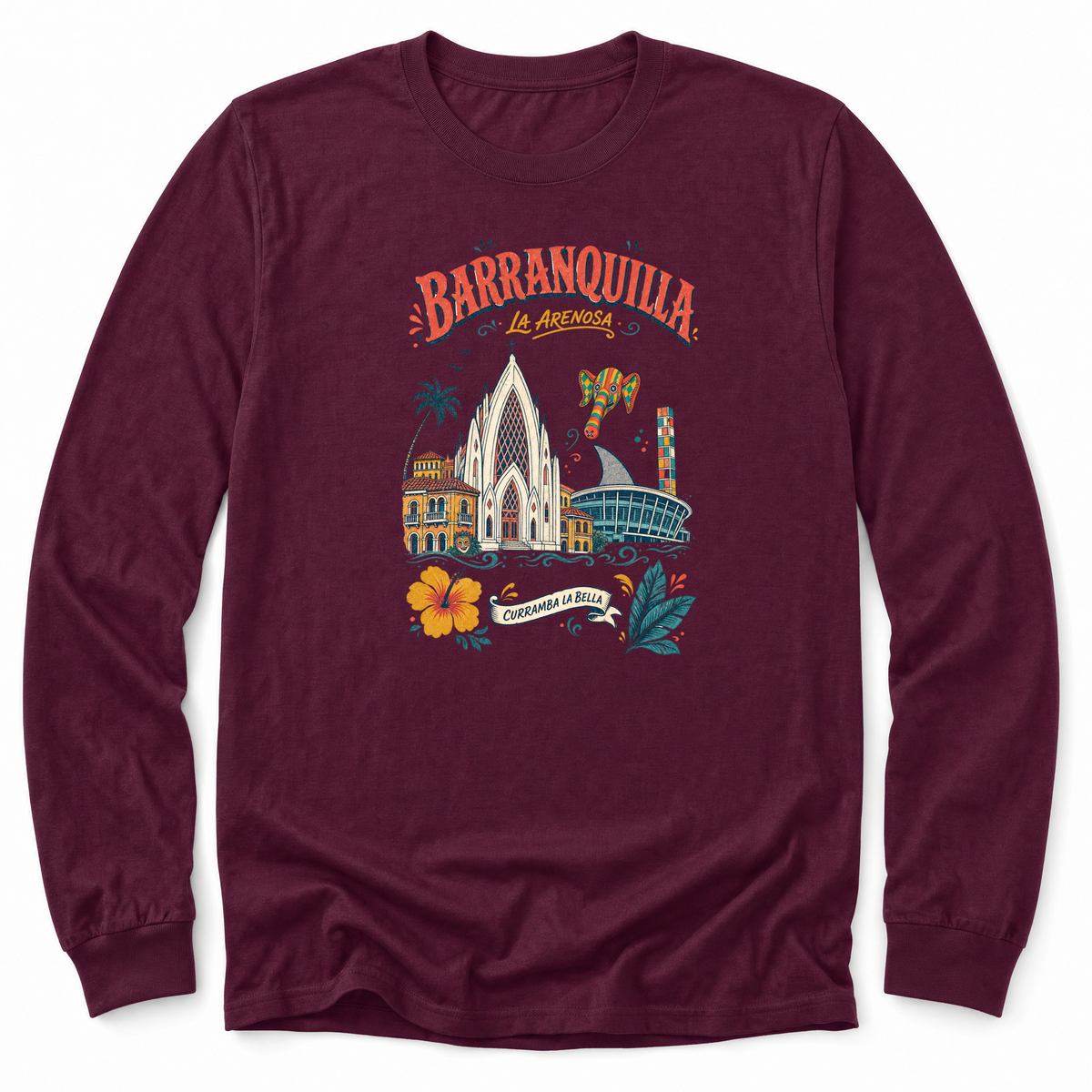 Cultura Estampada — Maroon