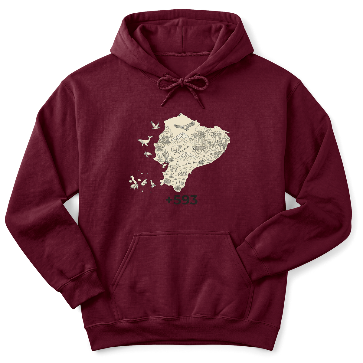Cultura Estampada — Maroon