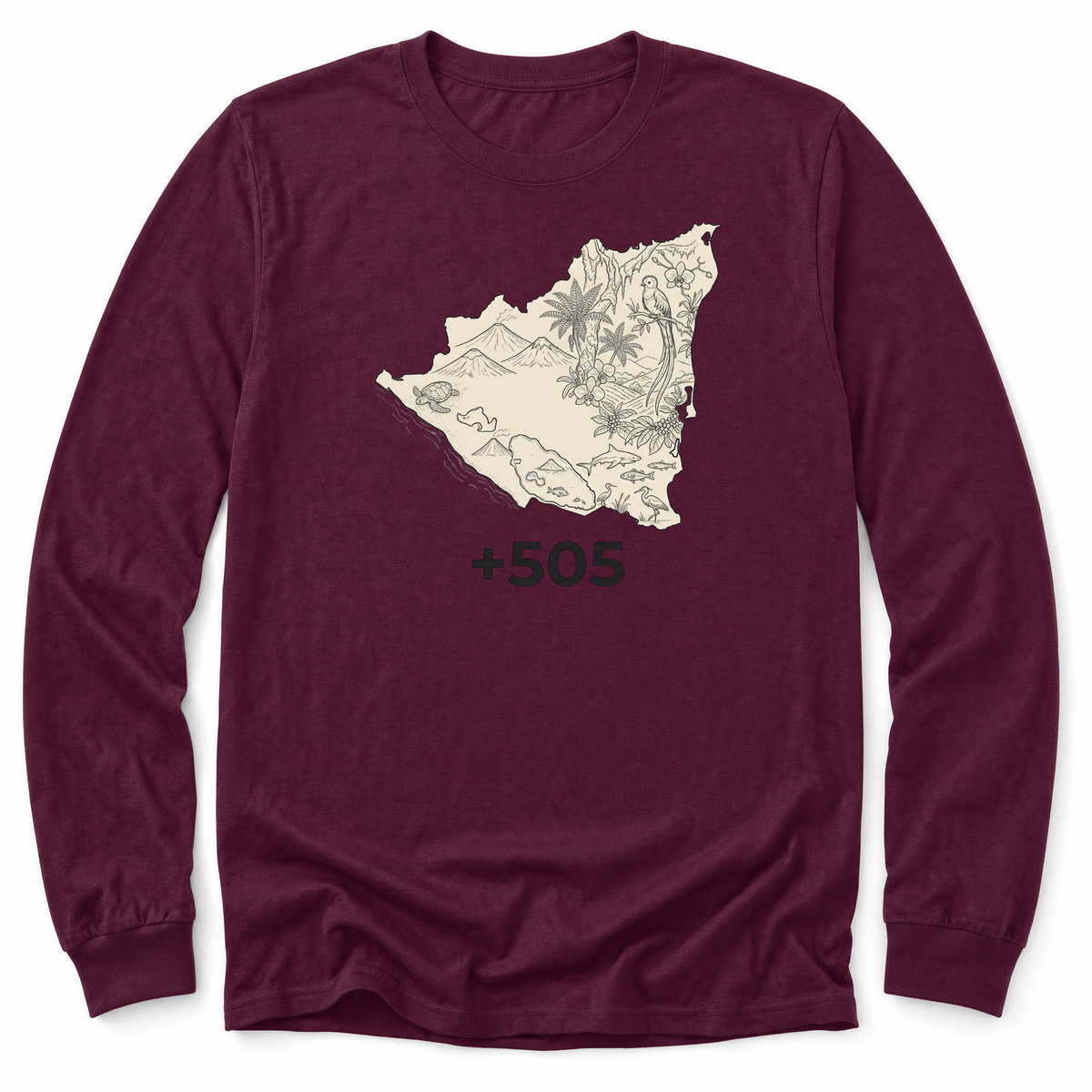 Cultura Estampada — Maroon