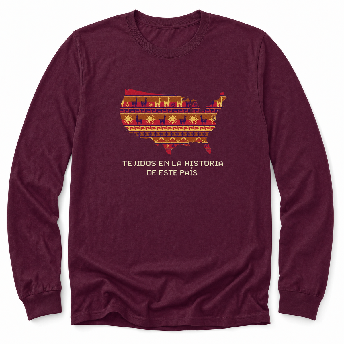 Cultura Estampada — Maroon