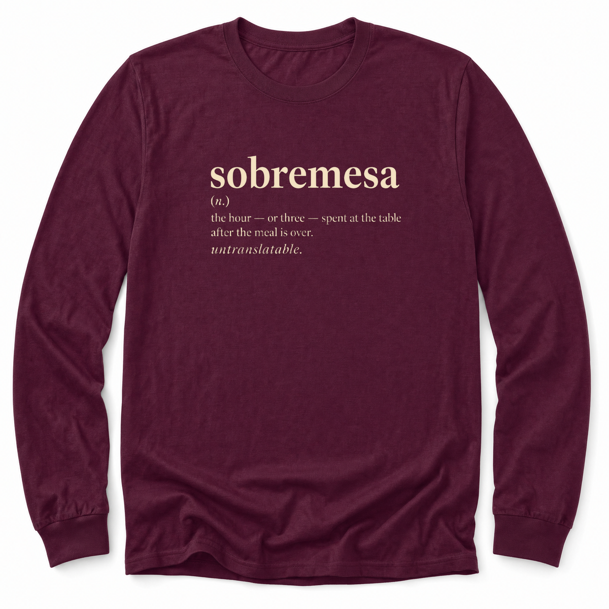 Cultura Estampada — Maroon