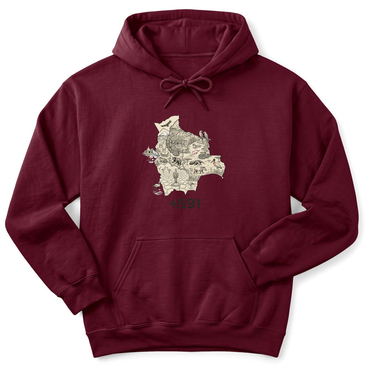 Cultura Estampada — Maroon