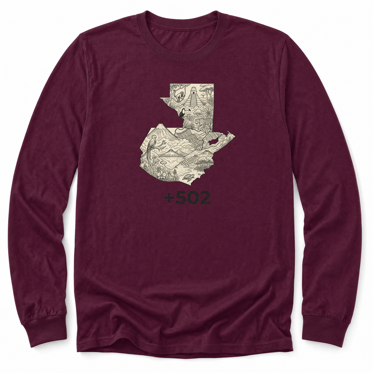 Cultura Estampada — Maroon