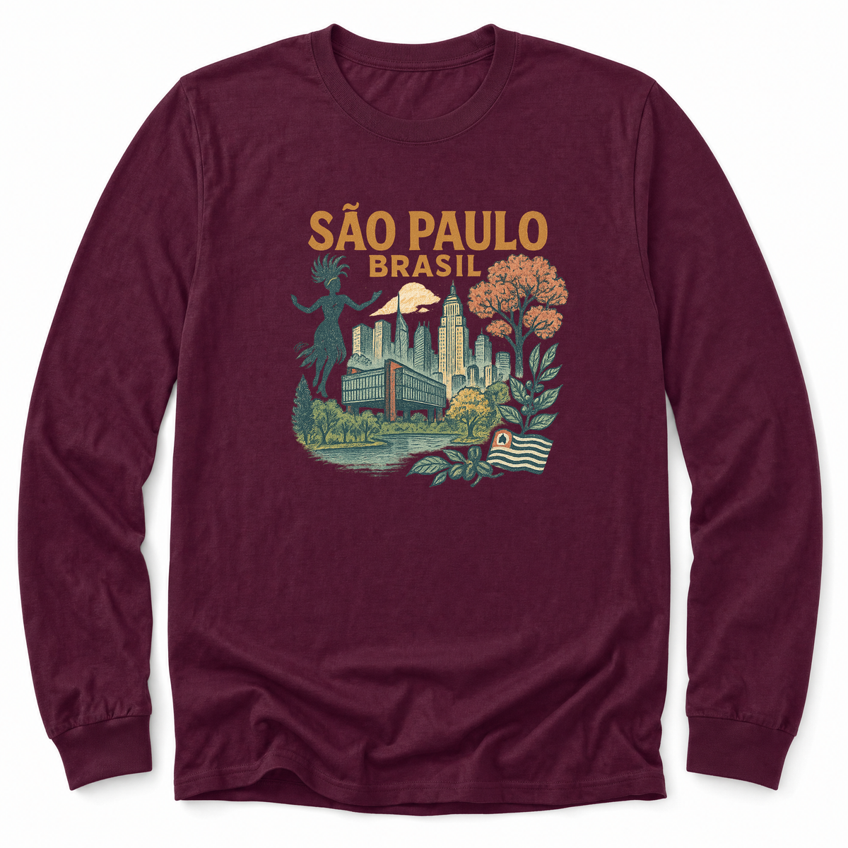 Cultura Estampada — Maroon