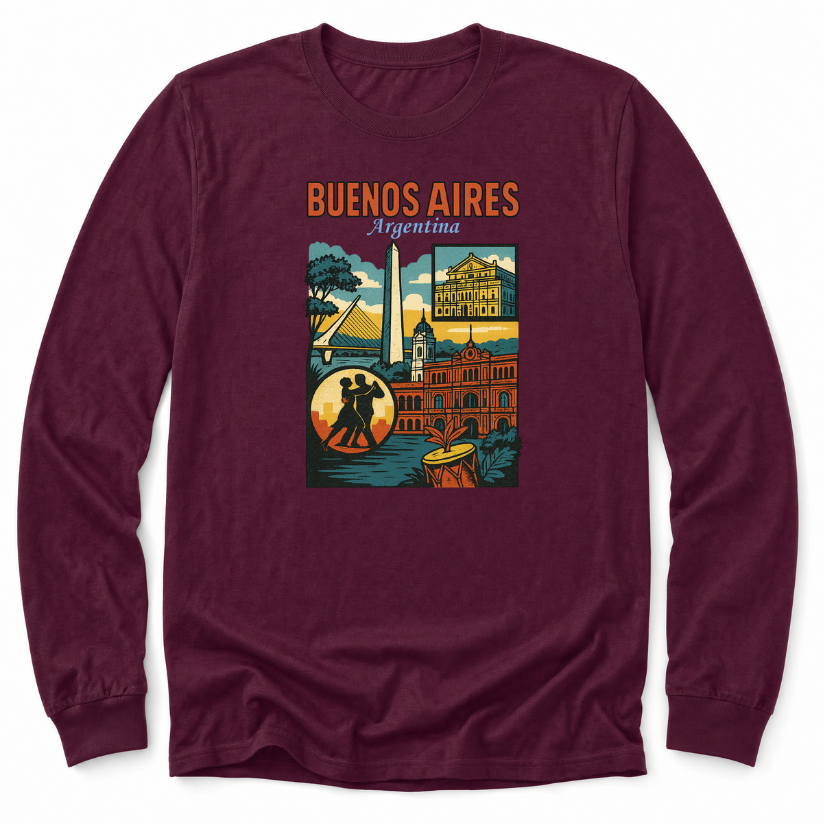 Cultura Estampada — Maroon