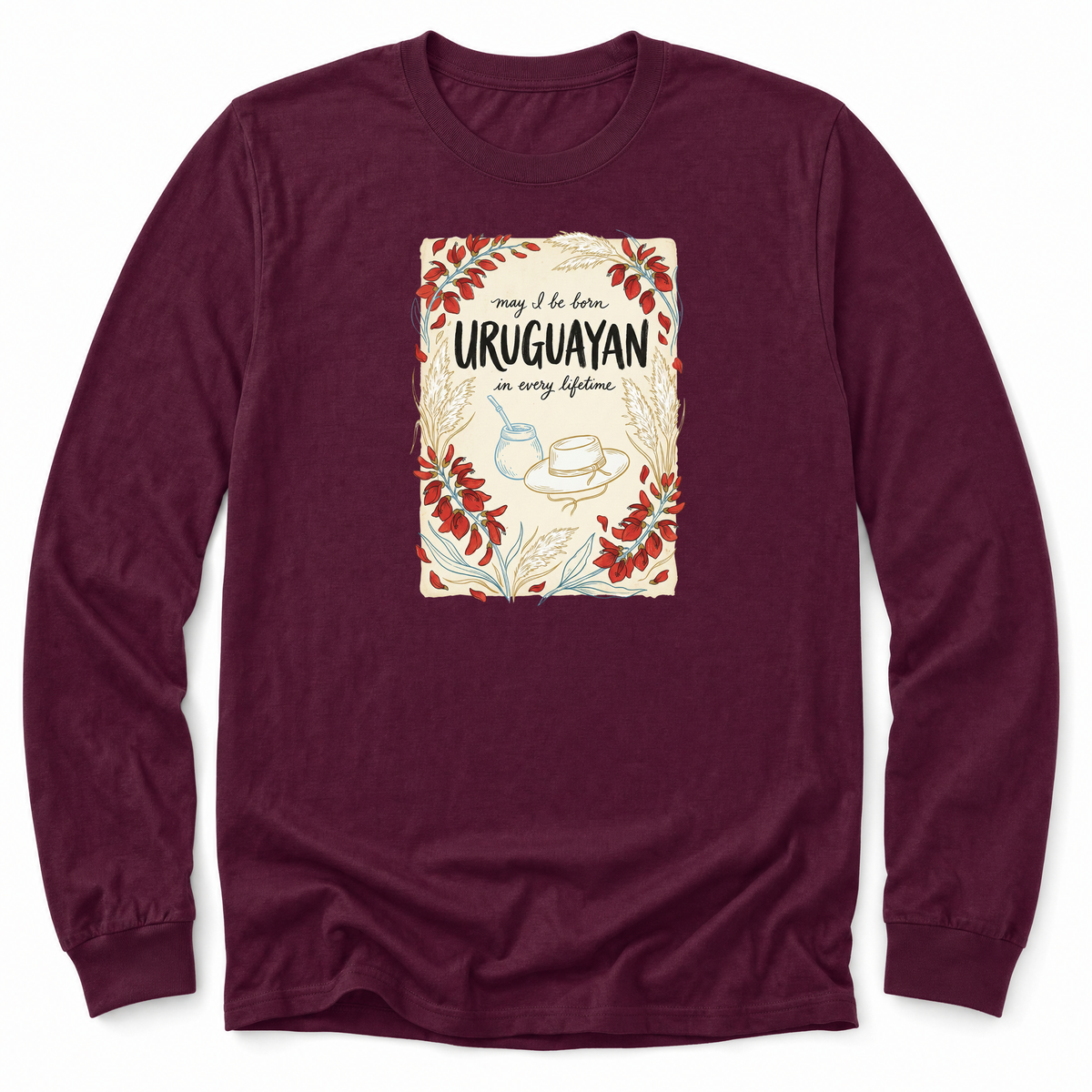 Cultura Estampada — Maroon