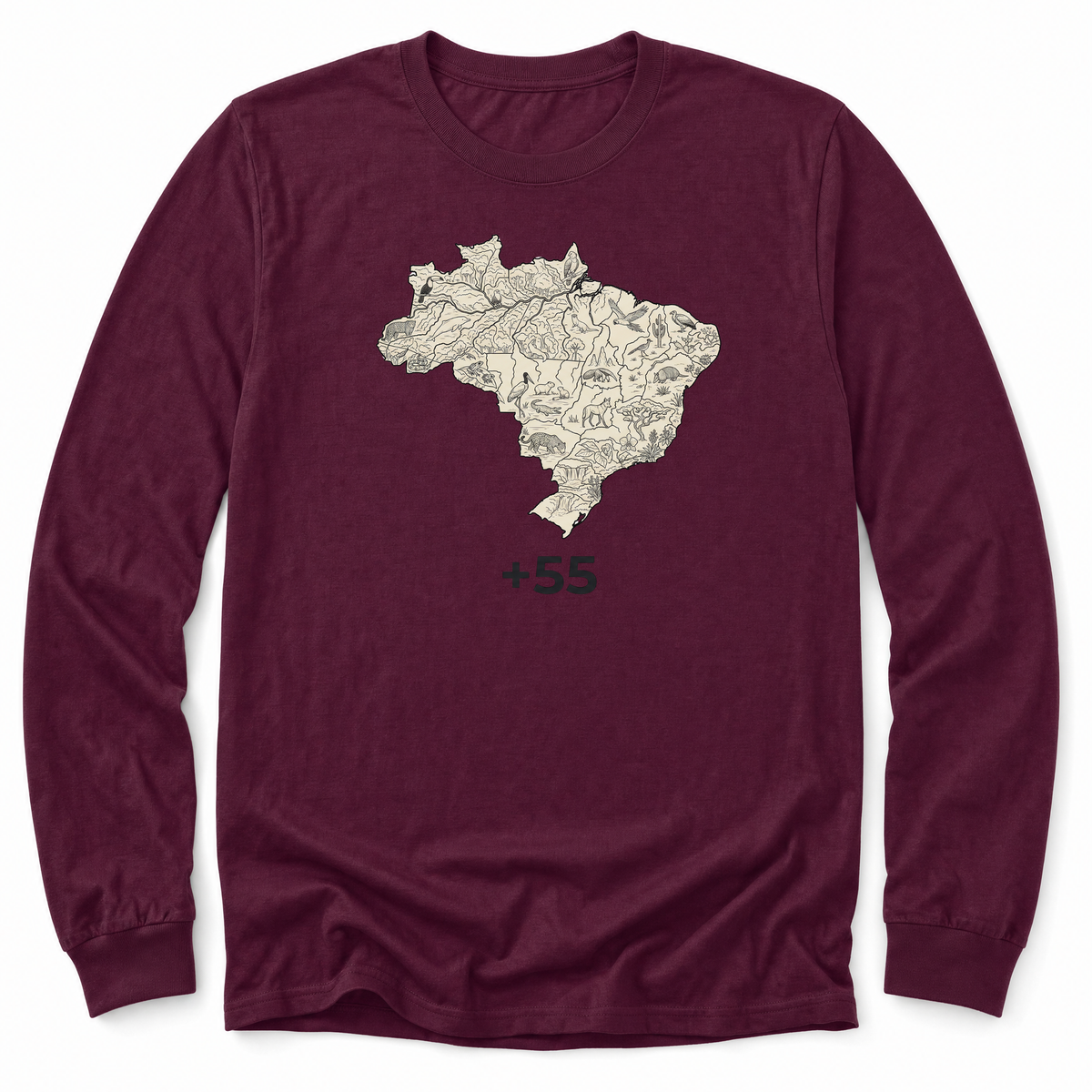 Cultura Estampada — Maroon
