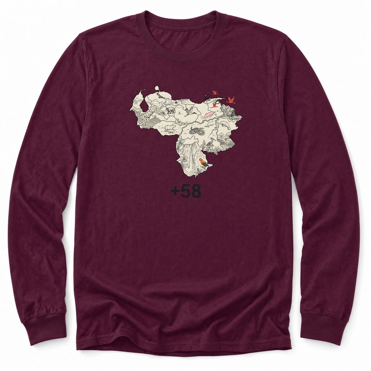 Cultura Estampada — Maroon