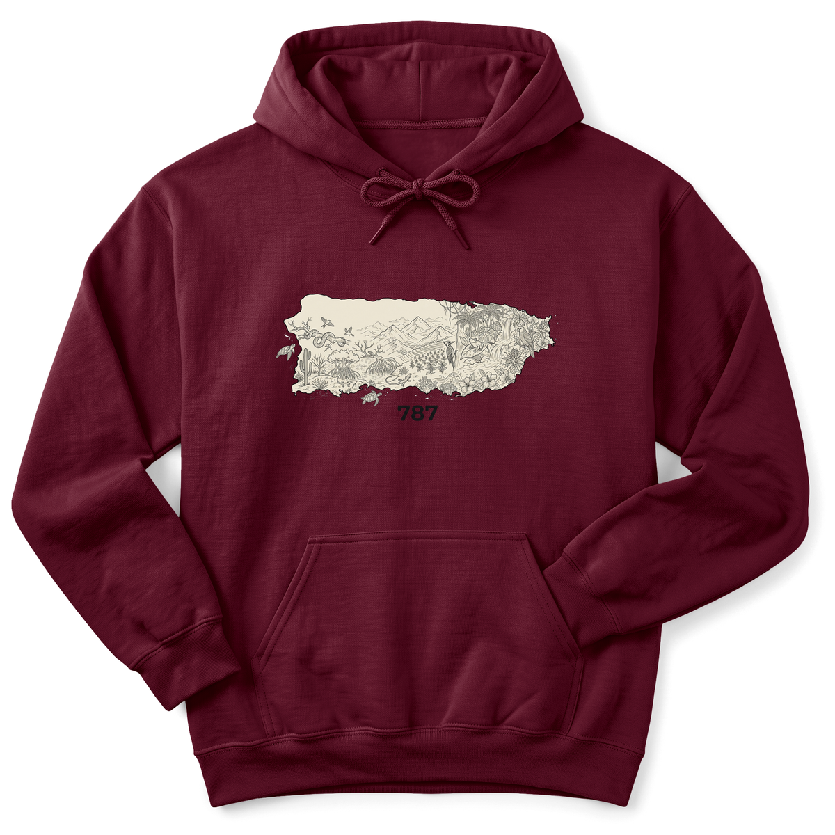 Cultura Estampada — Maroon