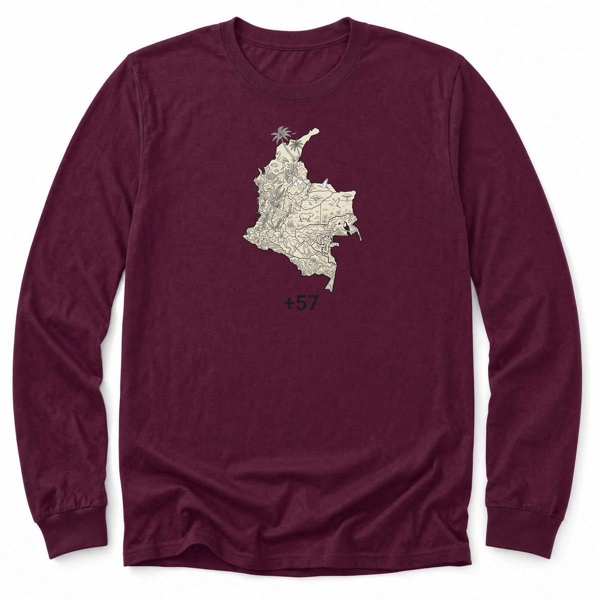 Cultura Estampada — Maroon