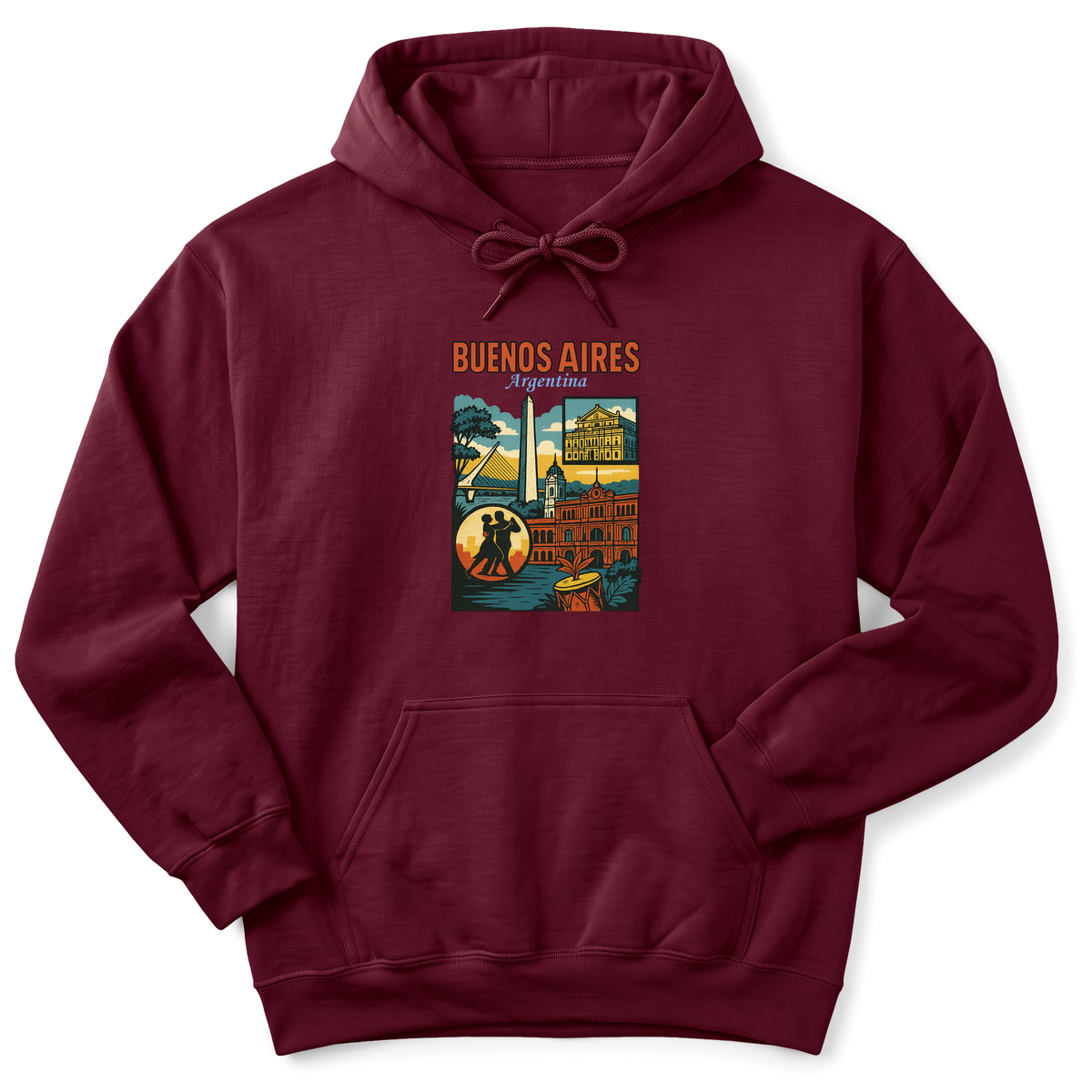 Cultura Estampada — Maroon